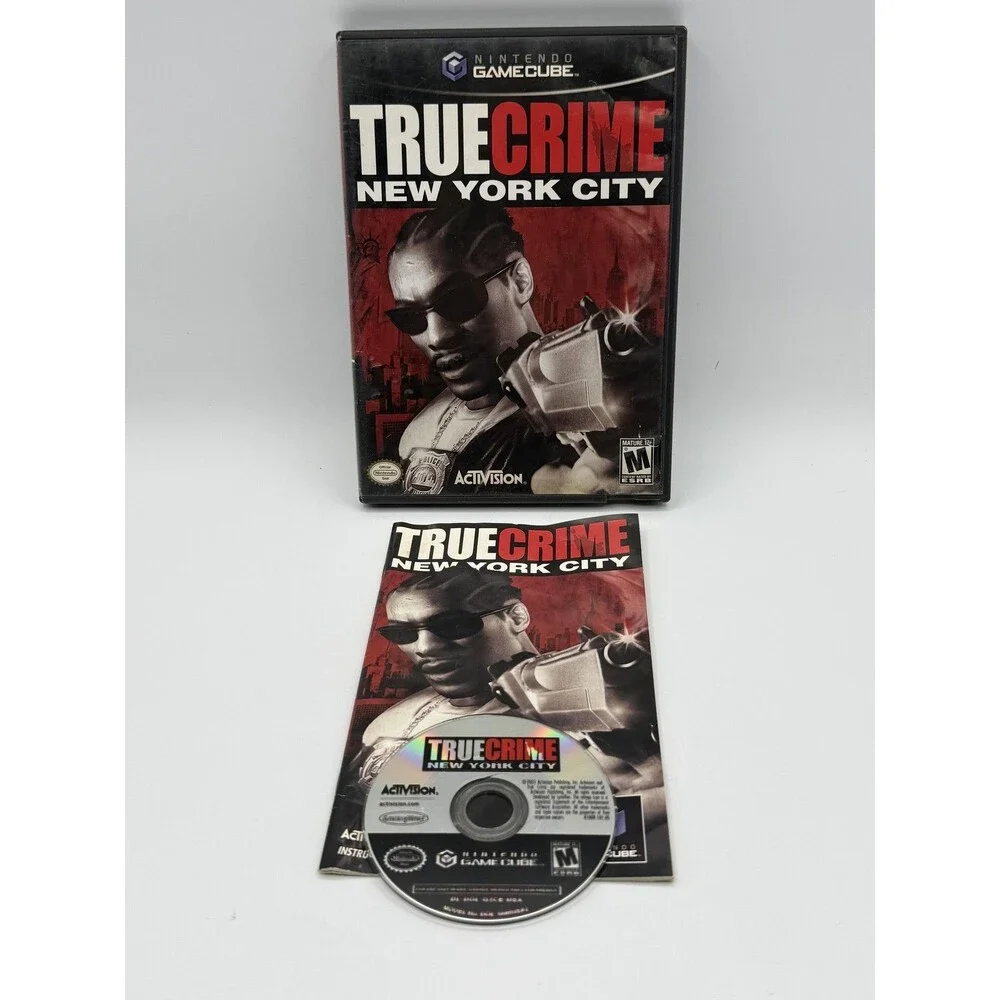 True Crime New York City (Nintendo GameCube, 2005) CIB Complete W/Manual Tested